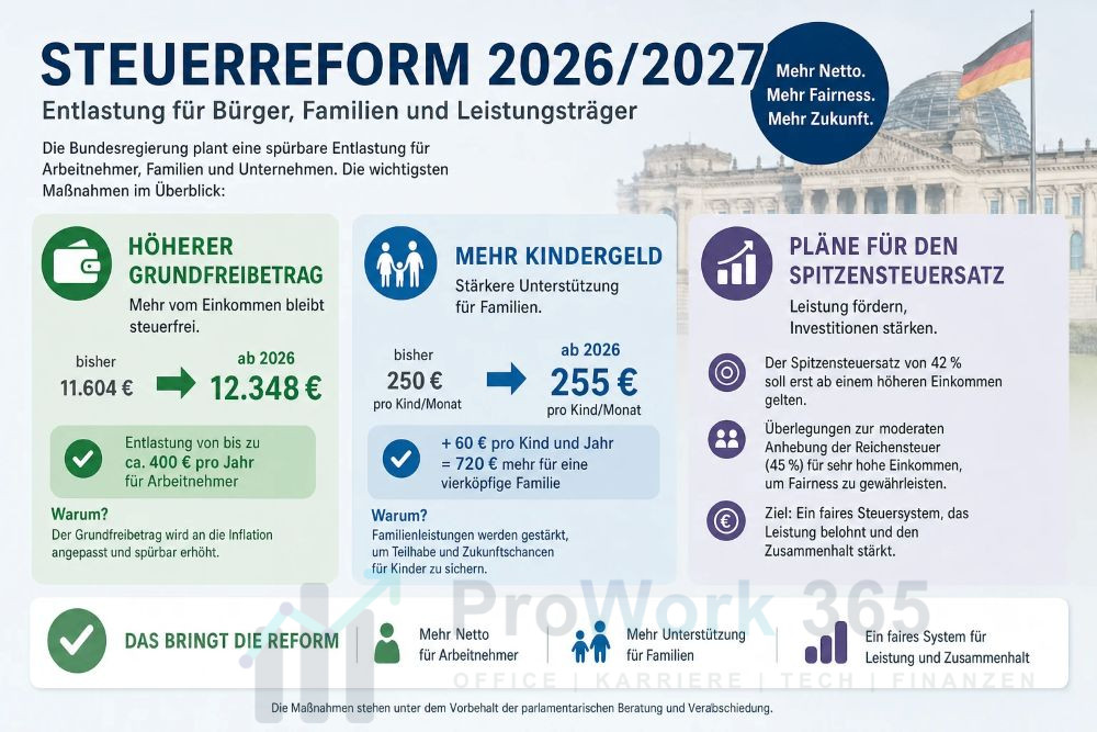 Steuerreform 20262027 Was bisher bekannt ist
