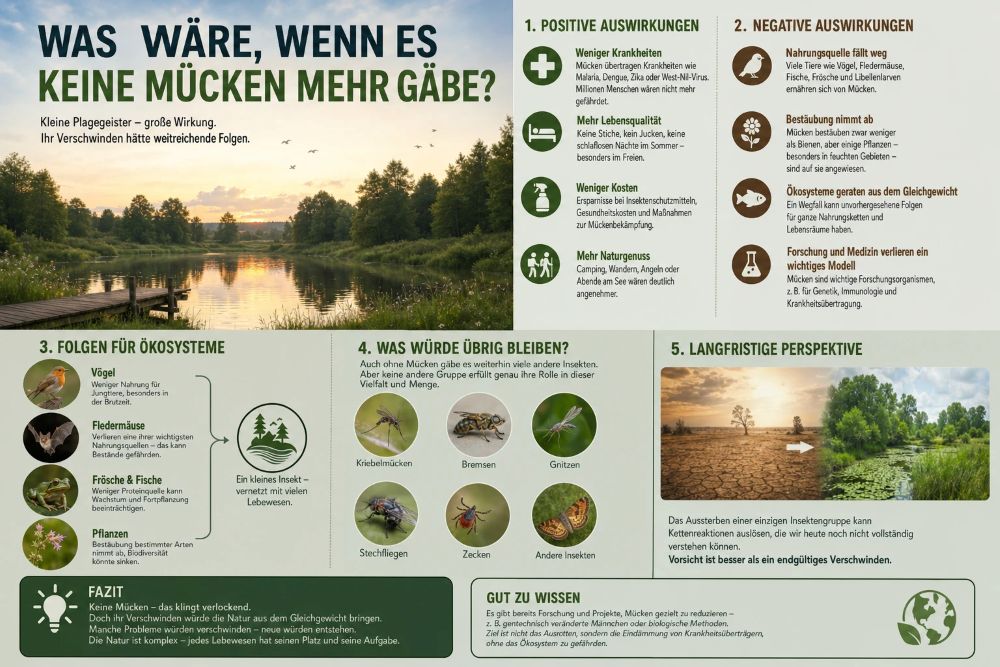 Was wäre wenn es keine Mücken mehr gäbe Was wäre wenn es keine Mücken mehr gäbe