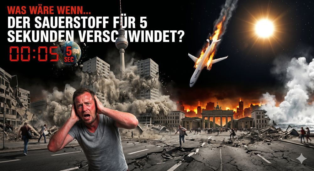 Was wäre wenn… Der Erde plötzlich der Sauerstoff ausgeht Was wäre wenn... Der Erde plötzlich der Sauerstoff ausgeht