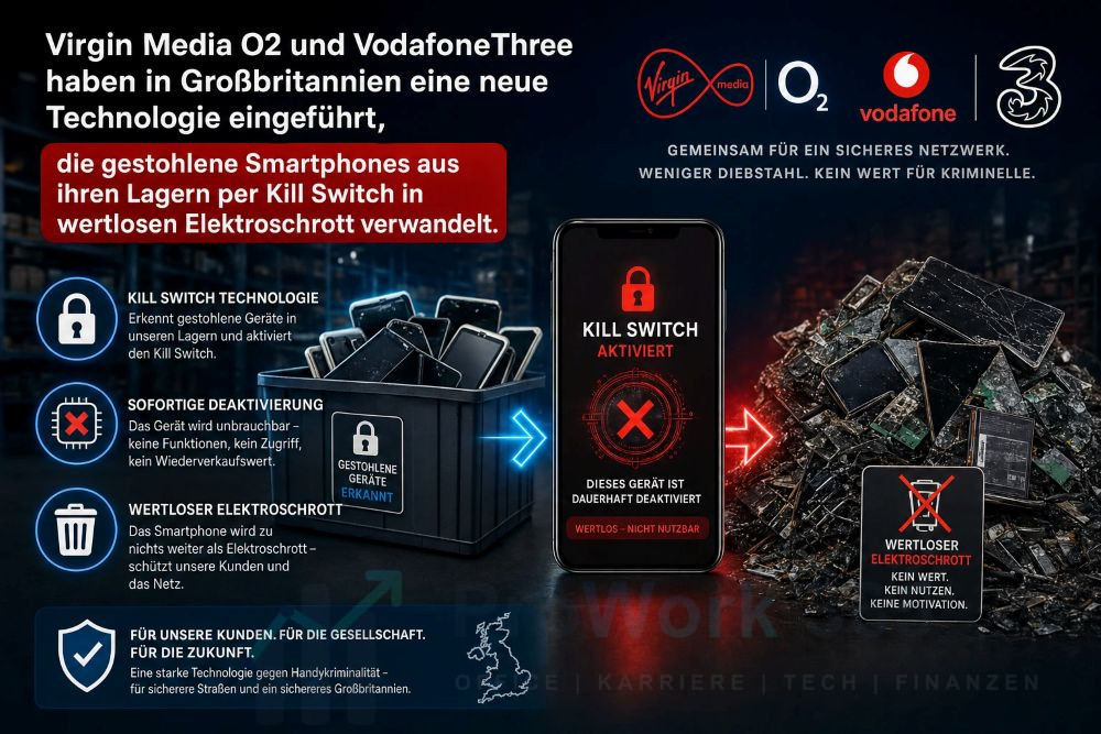 Wie Großbritanniens Provider gestohlene Smartphones wertlos machen Wie Großbritanniens Provider gestohlene Smartphones wertlos machen