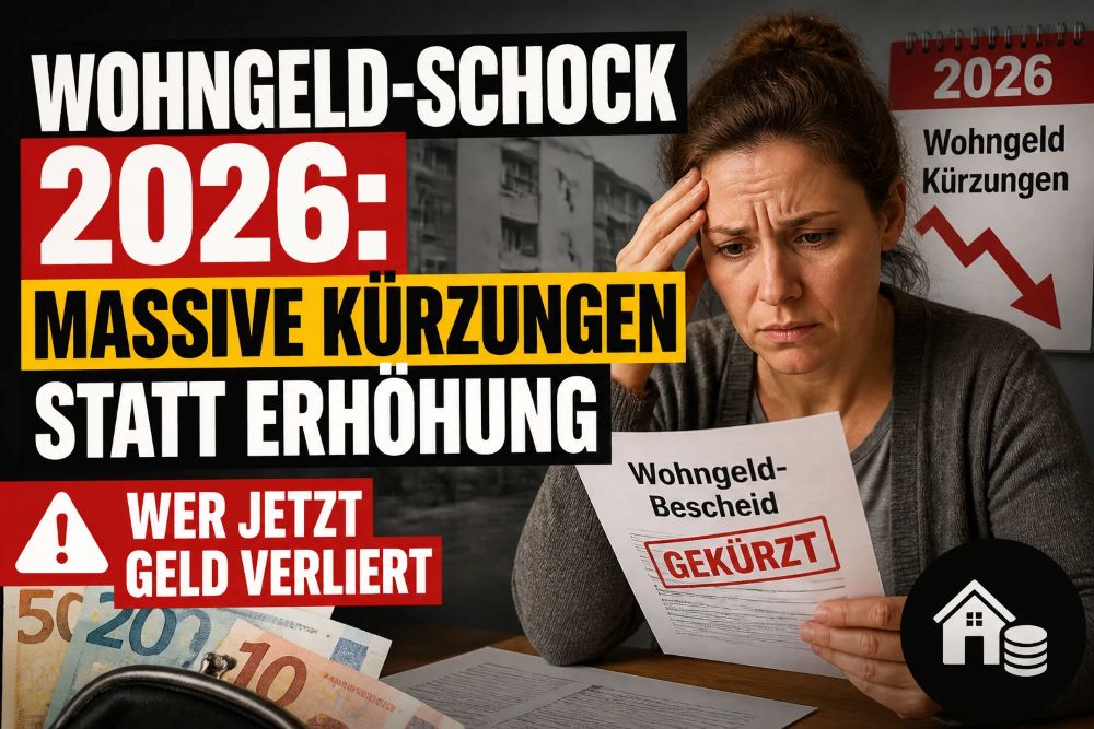 Wohngeld-Schock 2026 Wohngeld-Schock 2026