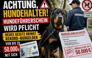 Achtung, Hundehalter - Hundeführerschein wird zur Pflicht