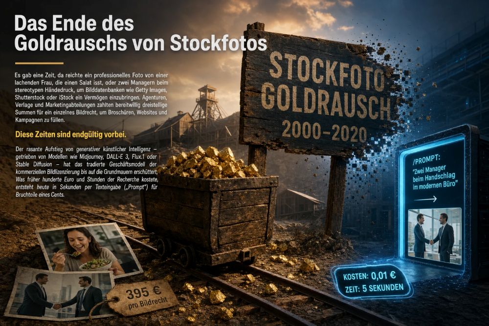 Das Ende des Goldrauschs von Stockfotos Das Ende des Goldrauschs von Stockfotos