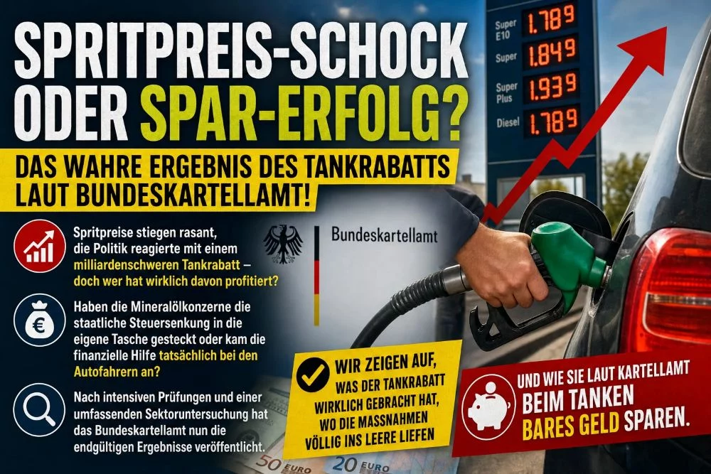 Das wahre Ergebnis des Tankrabatts laut Bundeskartellamt! Das wahre Ergebnis des Tankrabatts laut Bundeskartellamt!