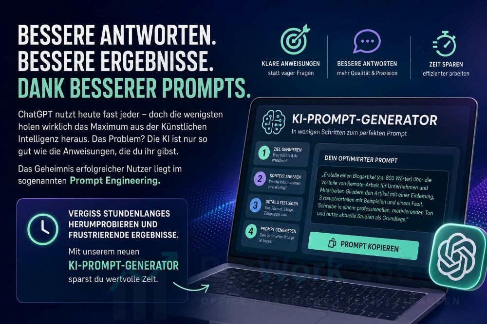 Der ultimative KI-Prompt-Generator für perfekte Ergebnisse auf Knopfdruck! Der ultimative KI-Prompt-Generator für perfekte Ergebnisse auf Knopfdruck!