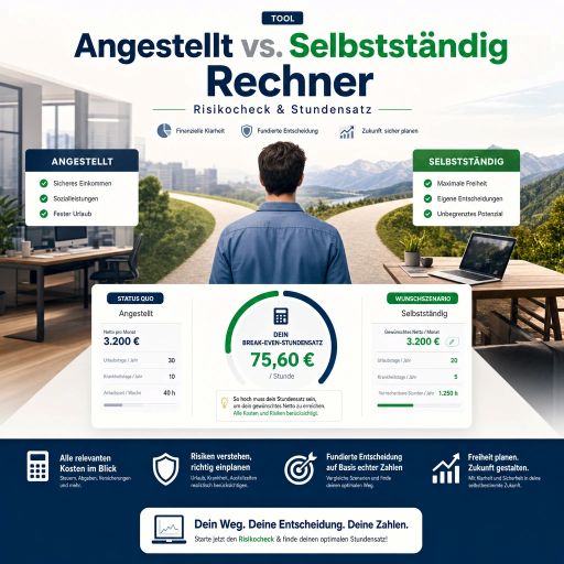 Entscheidungsfinder Selbstständig vs Angestellt Entscheidungsfinder Selbstständig vs Angestellt