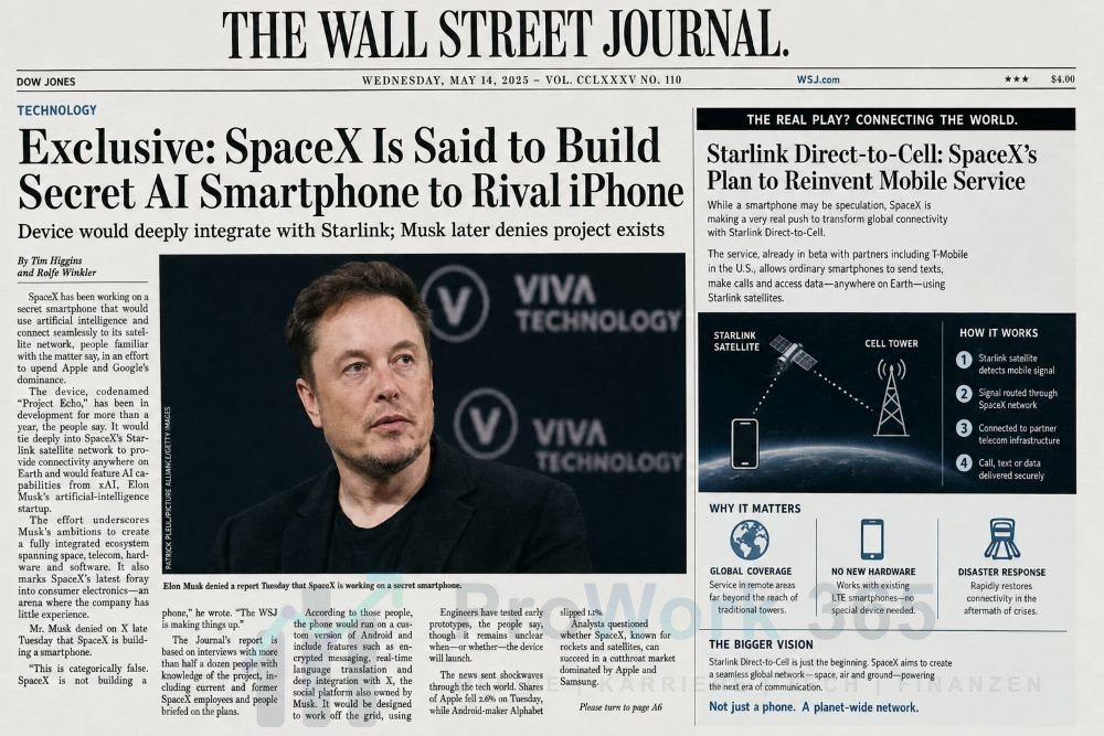 Geheimes KI-Handy von SpaceX enthüllt Was steckt dahinter Geheimes KI-Handy von SpaceX enthüllt Was steckt dahinter