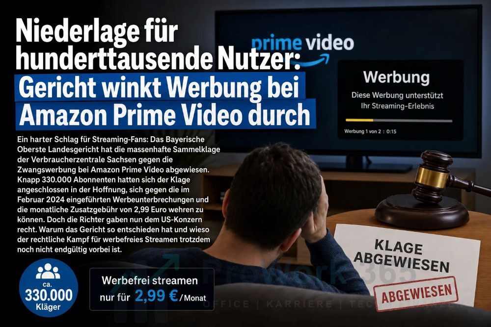 Gericht winkt Werbung bei Amazon Prime Video durch
