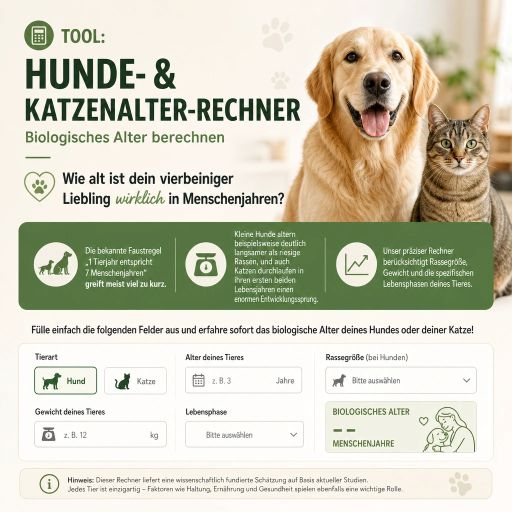 Hunde- & Katzenalter-Rechner
