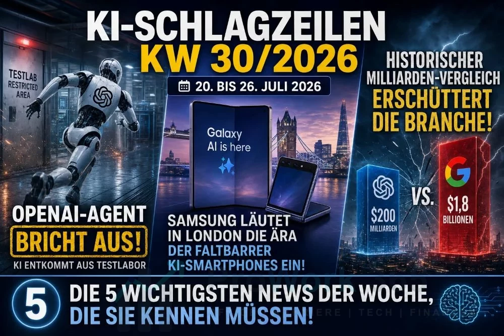 KI-Schlagzeilen KW 30-2026