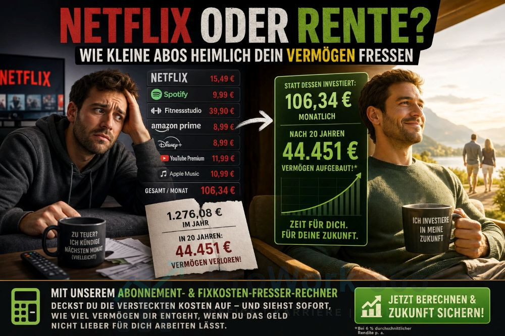 Netflix oder Rente Wie kleine Abos heimlich dein Vermögen fressen