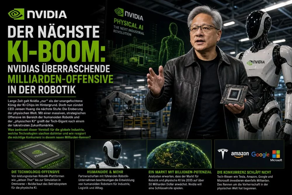Nvidias überraschende Milliarden-Offensive in der Robotik Nvidias überraschende Milliarden-Offensive in der Robotik