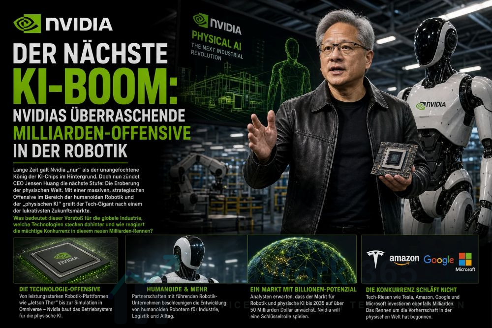 Nvidias überraschende Milliarden-Offensive in der Robotik