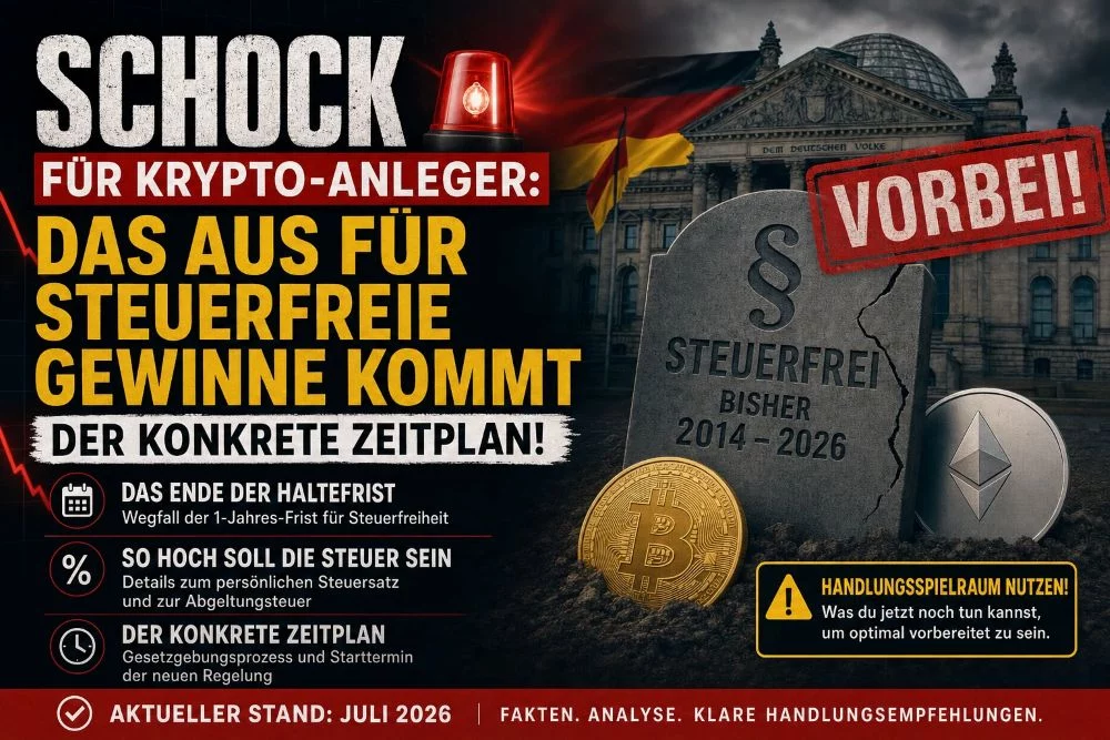 Schock für Krypto-Anleger Das Aus für steuerfreie Gewinne kommt Schock für Krypto-Anleger Das Aus für steuerfreie Gewinne kommt