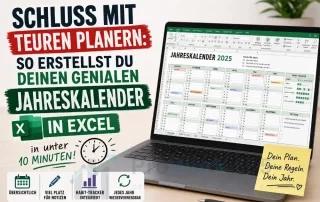 So erstellst du deinen genialen Jahreskalender in Excel