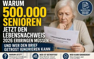 Warum 500.000 Senioren jetzt den Lebensnachweis 2026 erbringen müssen