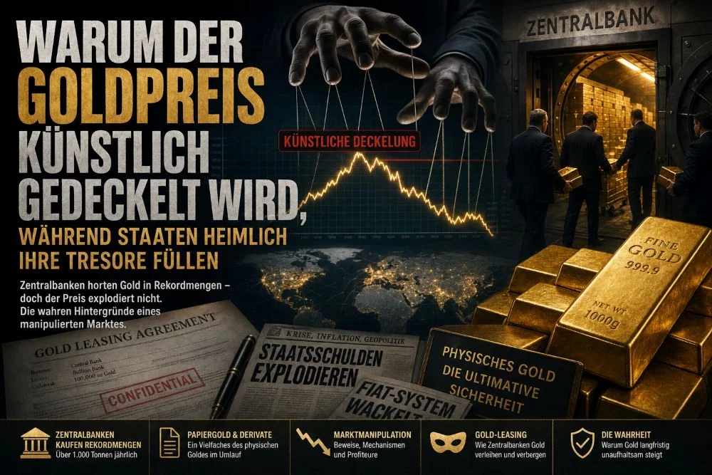 Warum der Goldpreis künstlich gedeckelt wird Warum der Goldpreis künstlich gedeckelt wird