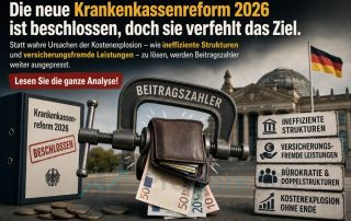 Was die Krankenkassenreform 2026 für Ihren Geldbeutel bedeutet