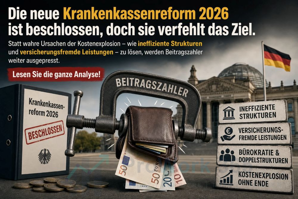 Was die Krankenkassenreform 2026 für Ihren Geldbeutel bedeutet