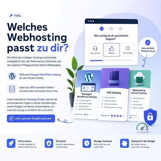 Webhosting-Entscheidungshilfe