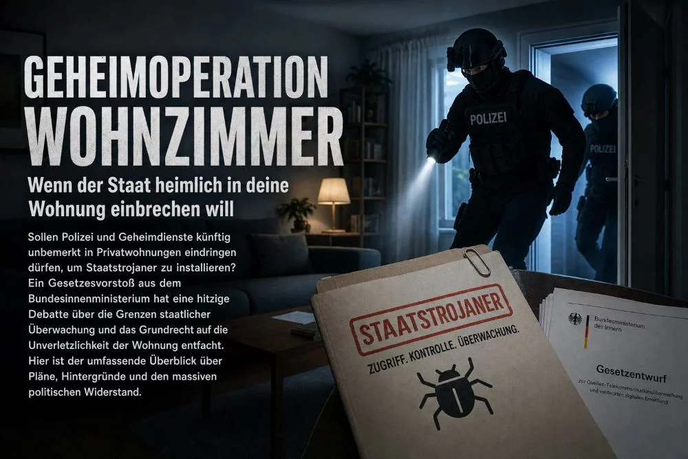 Wenn der Staat heimlich in deine Wohnung einbrechen will Wenn der Staat heimlich in deine Wohnung einbrechen will