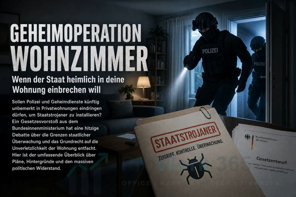 Wenn der Staat heimlich in deine Wohnung einbrechen will