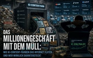 Wie KI-Content-Farmen das Internet fluten – und wer wirklich dahintersteckt