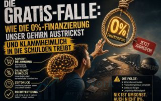 Wie die 0%-Finanzierung unser Gehirn austrickst und uns in die Schulden treibt