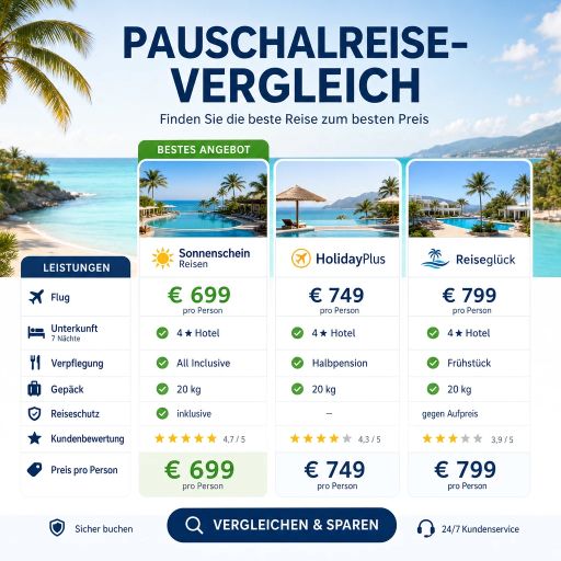 Pauschalreise-Vergleich