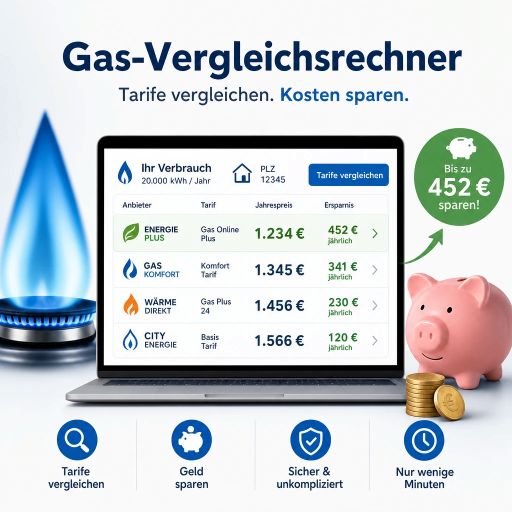 Gas-Vergleichsrechner